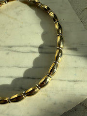 Vintage Mixed Metal Collar Necklace