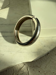 Vintage silver bangle bracelet