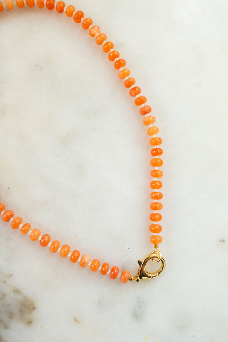 Creamsicle Jade Necklace