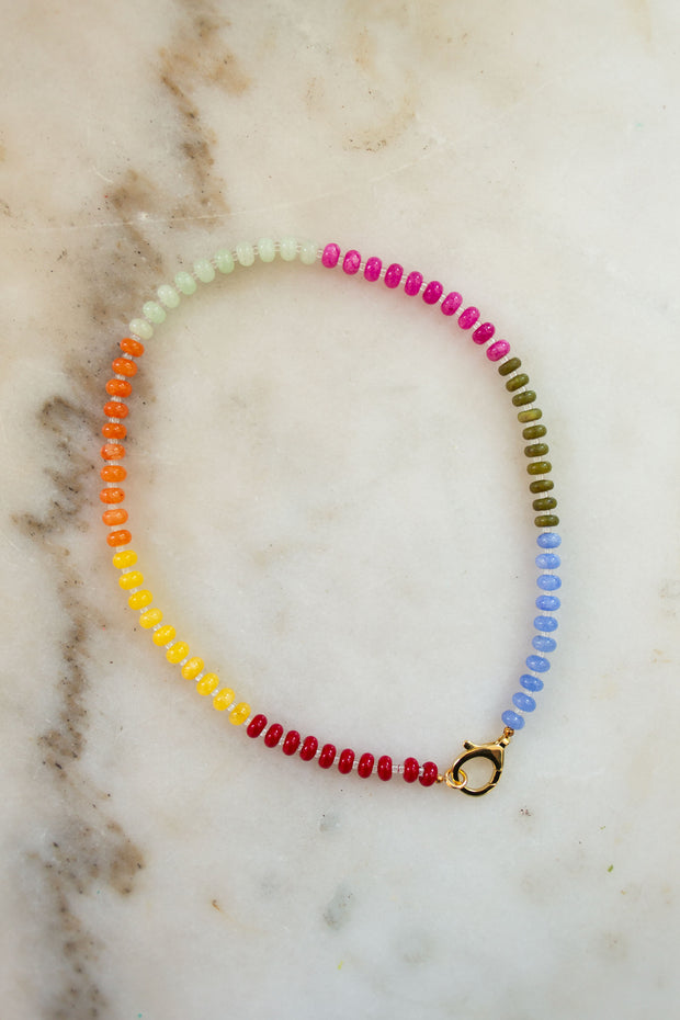 Rainbow Jade Necklace