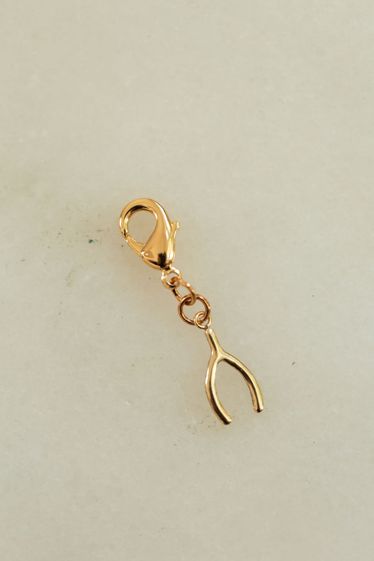 Wishbone Charm