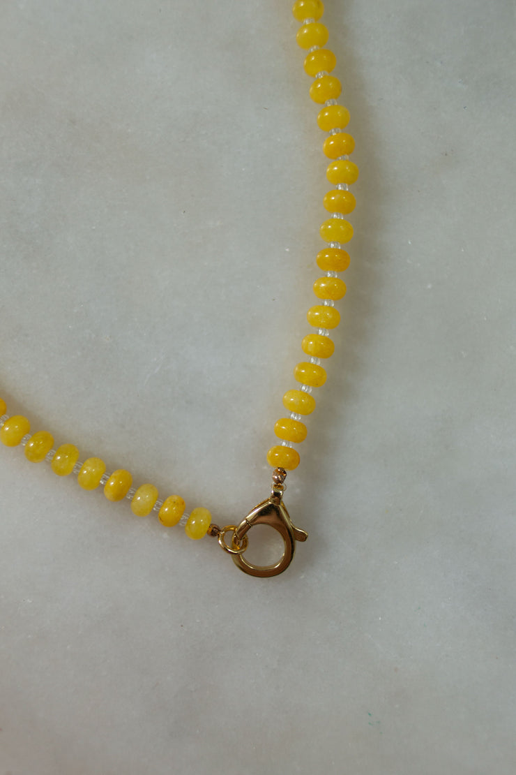 Lemon Drop Jade Necklace