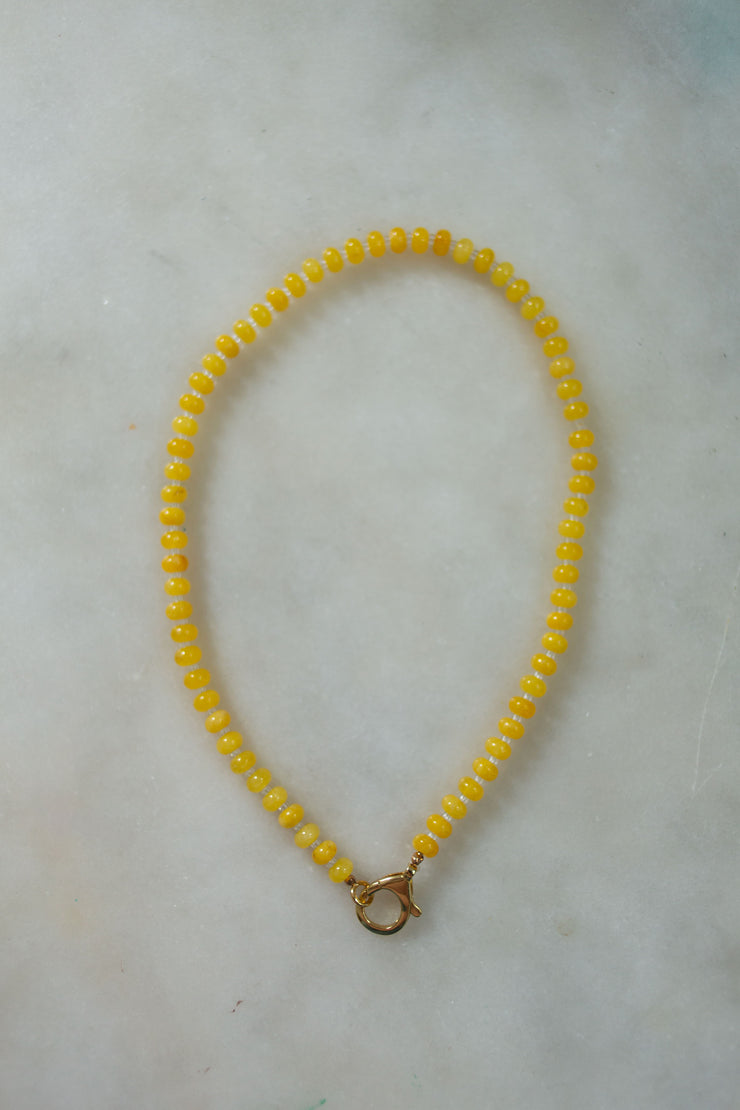 Lemon Drop Jade Necklace