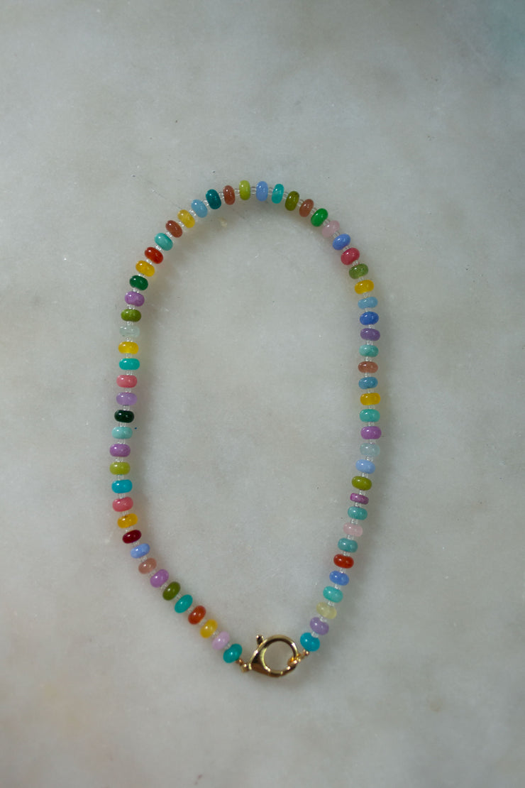 Chiclets Jade Necklace