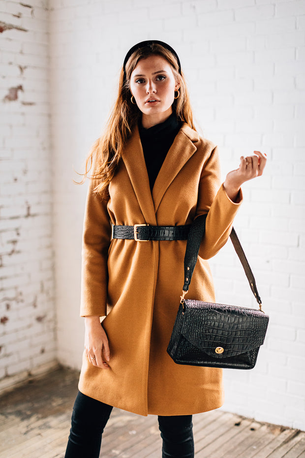 Black Croco Bag