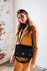 Black Croco Bag