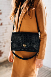 Black Croco Bag